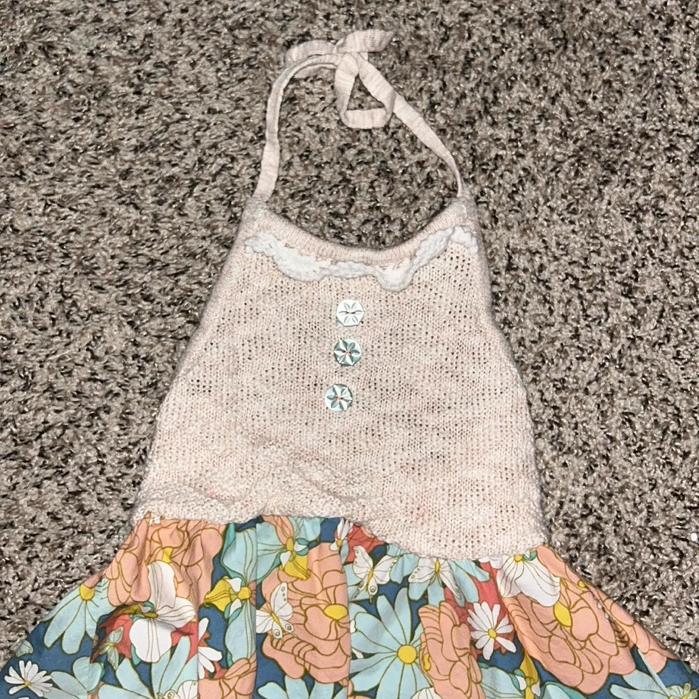 Wildflowers girls size 6 floral halter top - absolutely gorgeous! One of my fave